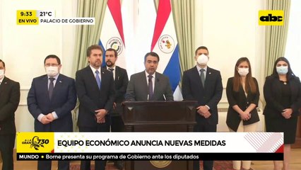 Equipo económico anuncia nuevas medidas