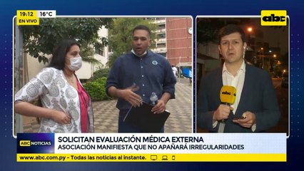Solicitan evaluación médica externa