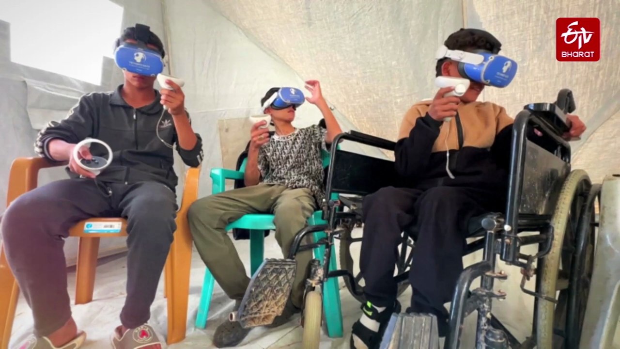 VR Headsets Take War-Scarred Children To World...