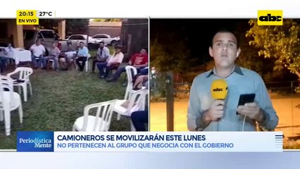 Camioneros se movilizarán este lunes