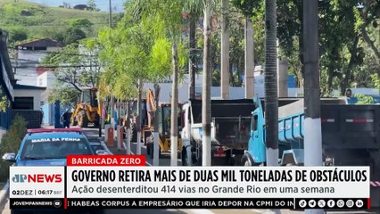 Operação Barricada Zero libera 414 vias interditadas no RJ