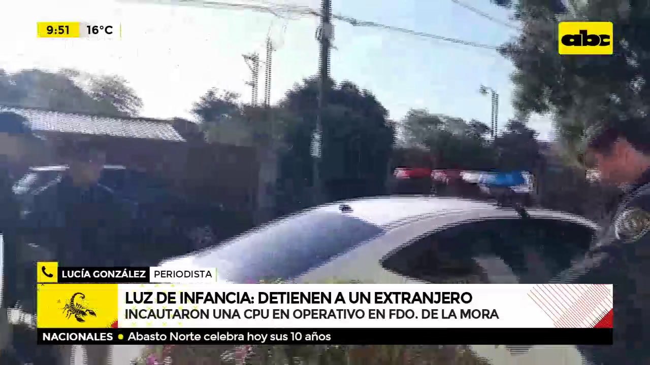 Detienen a un extranjero