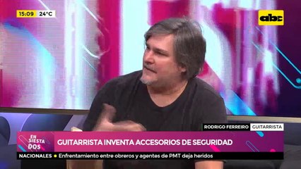 Guitarrista inventa accesorios de seguridad