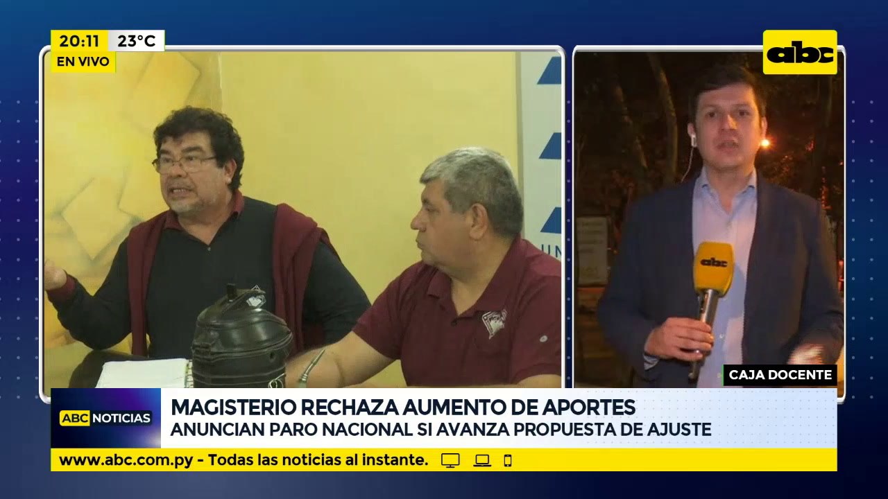 Magisterio rechaza aumento de aportes