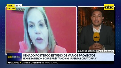 Senado postergó estudio de varios proyectos