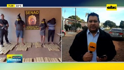 Incautan kilos de marihuana