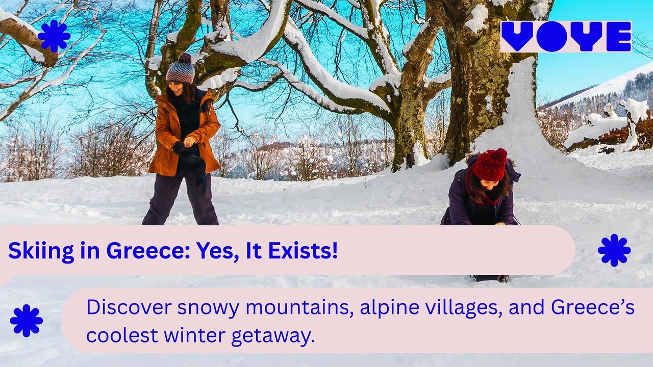 Greek Mountains in Winter: Ski Routes You’ll Love
