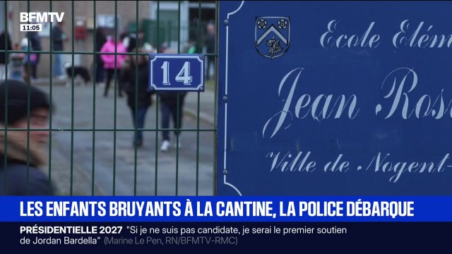 La police débarque pour calmer les enfants bruyants à la cantine dans une école d'Eure-et-Loir