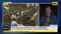 Diputados van de nuevo a cuarto intermedio