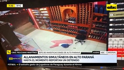 Allanamientos simultáneos en Alto Paraná