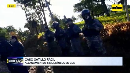 Allanamientos en simultáneo