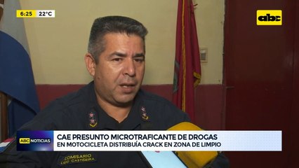 Cae presunto microtraficante de drogas