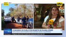 Congreso de duelo por muerte de Zulma Gómez
