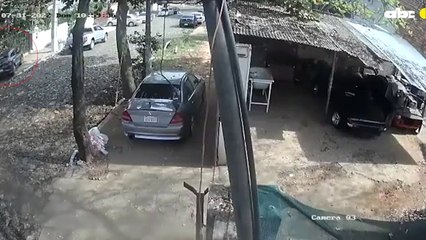 Así atropelló el hijo del senador Monges a un joven que perdió un pie