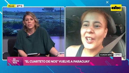 El cuarteto de nos vuelve a Paraguay