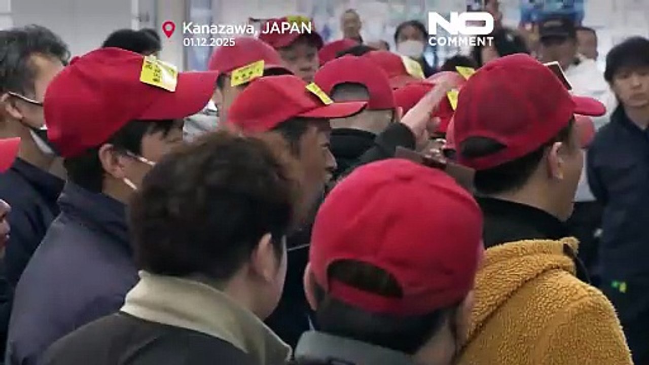 Japán: Rekordáron több mint 22 ezer euróért kelt el egy borostyánhal Ishikawa első téli árverésén