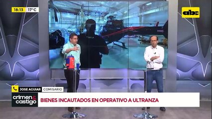 Bienes incautados en operativo