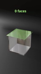 Glass cube vs Cloth 3D animation video