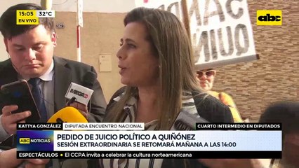 Cuarto intermedio en Diputados sobre juicio a Sandra Quiñónez