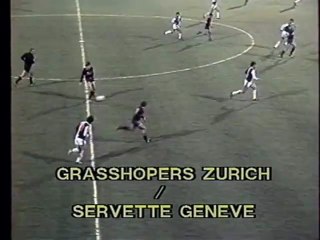 GRASSHOPPER CLUB ZURICK - SERVETTE GENEVE - 1983 - SAISON 1983/1984 -