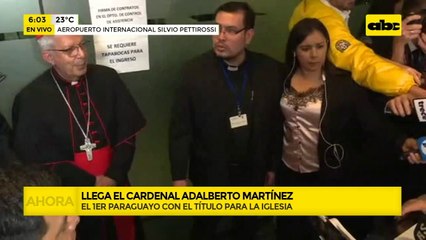 Adalberto Martínez, primer cardenal paraguayo, de vuelta en su tierra