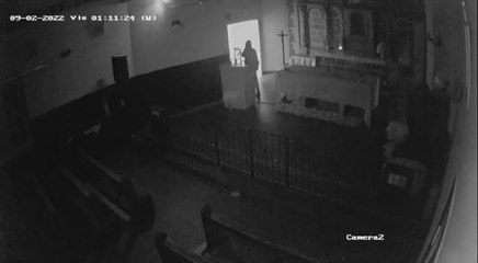 Robaron equipo de sonido de la Replica Tupasy Ykuá de Caacupé