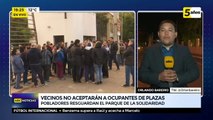 Vecinos no aceptarán a ocupantes de plazas