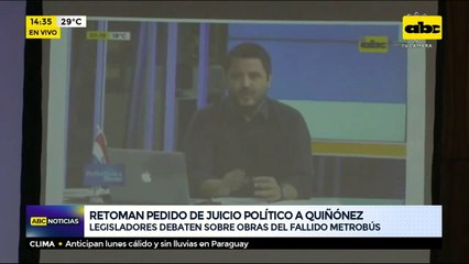 Retoman pedido de juicio político a Sandra Quiñónez