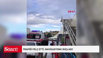 Trafiği felç etti, navigasyonu suçladı! 'Konumdaki o kadın beni getirdi' dedi