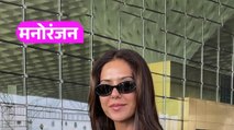 एयरपोर्ट पर दिखा Sonam Bajwa का स्टाइलिश लुक