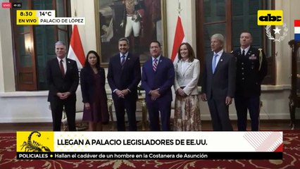 Mario Abdo se reúne con congresistas estadounidenses