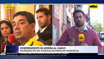Vicepresidente se aferra al cargo