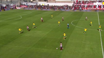 El gol de Cristian Colmán en el triunfo de Barracas Central sobre Defensa y Justicia