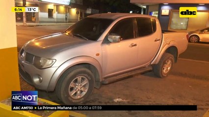Incautan camioneta con documento falsificado