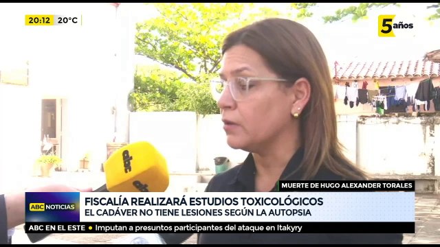 Fiscalía realizará estudios toxicológicos