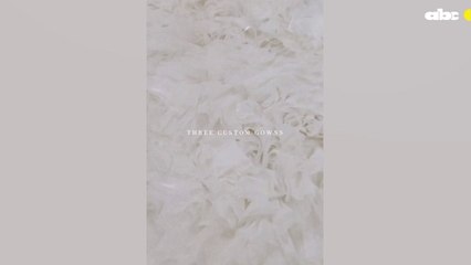 Mirá cómo se crearon los tres vestidos de boda de Jennifer López