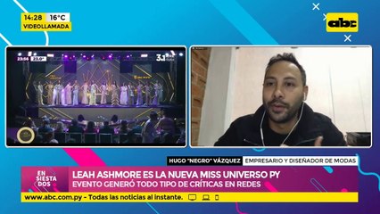 Leah Ashmore es la nueva miss universo Paraguay