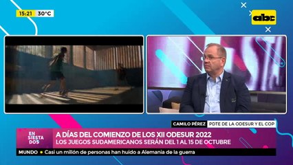 A Días Del Comienzo De Los Xii Odesur 2022