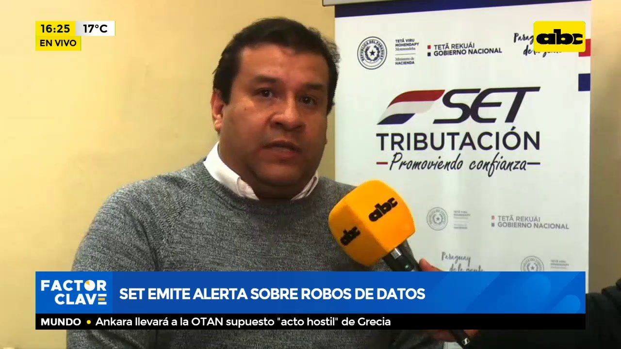 SET emite alerta sobre robos de datos