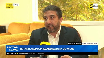 Arnoldo Wiens, habilitado como precandidato a Presidente por ANR