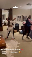 Nadia Ferreira y Marc Anthony bailan "Viajando Voy"