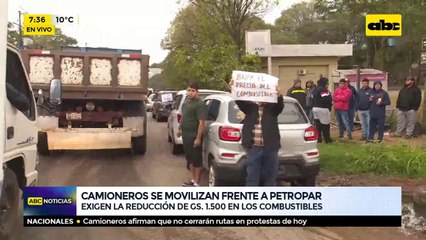 Camioneros afirman que no cerrarán rutas en protestas de hoy