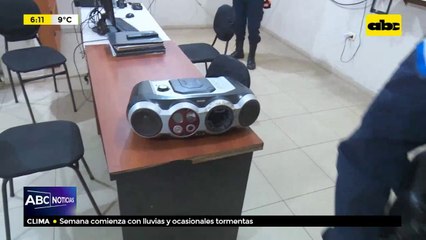 Robaron equipo de música, pero “sonaron”