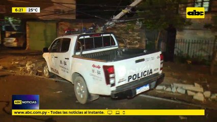 Borracho chocó contra patrullera policial
