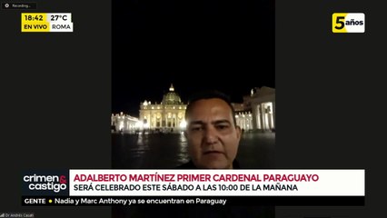 Primer cardenal paraguayo.