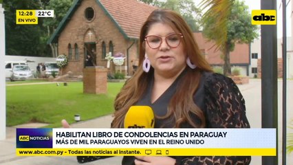 Habilitan libro de condolencias en Paraguay