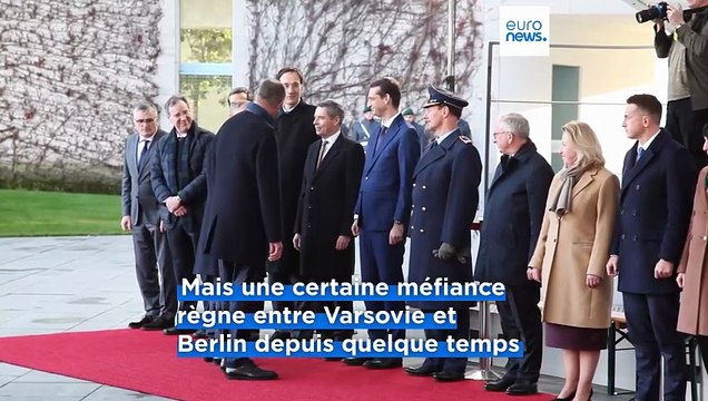Le Premier ministre polonais Donald Tusk a été reçu à Berlin par Friedrich Merz