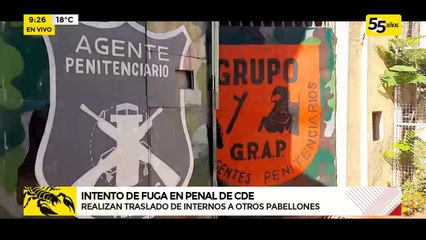 Intento de fuga en el penal de Ciudad Del Este