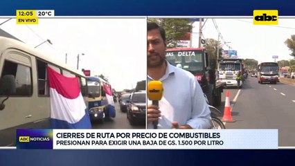 Cierres de ruta por precio de combustibles