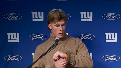 Giants - Dart : ''C'est le football, je vais recevoir des coups''